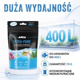 ARKA Ultra-Pure 100 ml żywica adsorpcyjna do akwarium 70 g – wydajność do 400 l, zawartość 70 g