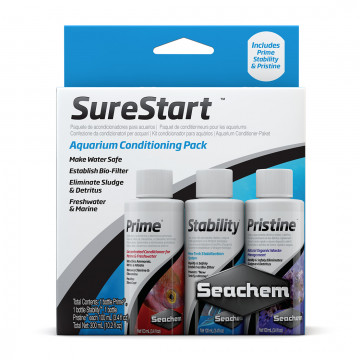Seachem Sure Start Pack 3x100ml (Prime, Stability, Pristine)