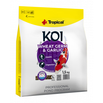 KOI WHEAT GERM & GARLIC PELLET SIZE L 5l/1,5kg